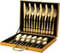 Purilite Select 24-Piece Gold Silverware Set