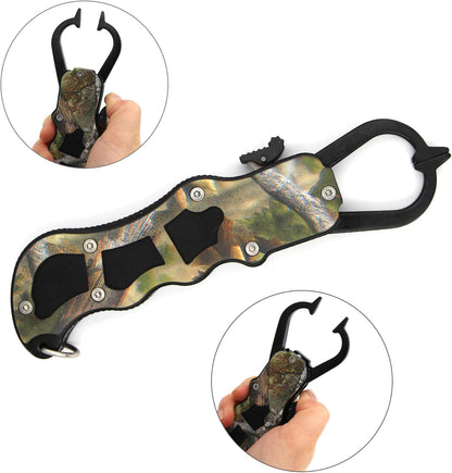 CRAZY SHARK Stainless Steel Fish Lip Grabber Gripper Grip Tool Fish Holder Tackle