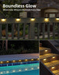 16Pack Solar Lights Outdoor Stair Lights 3000K Warm White
