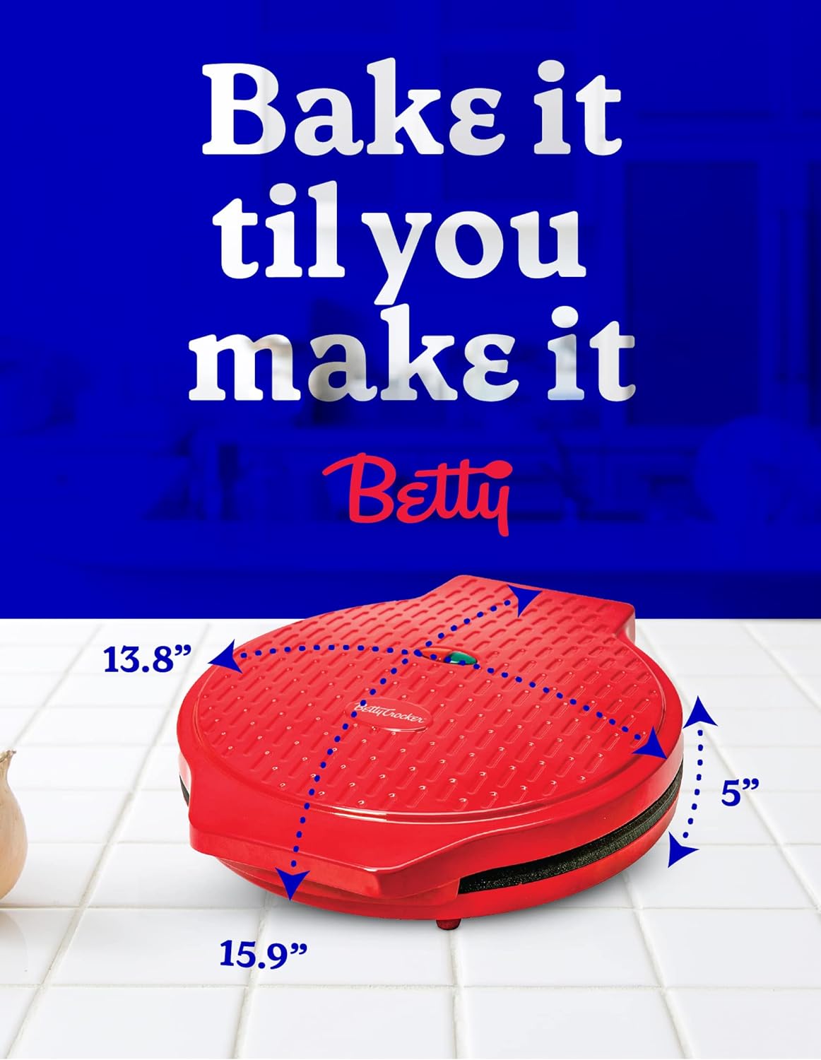 BETTY CROCKER WACBC2958CR, Pizza Maker - PuriLite