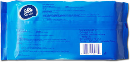 Vinda 720 Count (9 Packs) Antibacterial Wipes, Cleaning, Sanitizing, Hand Wipes for Home, Office, Travel and Outdoor Use, Good for Sensitive Skin, Clean Refreshing Scent (9 Pack)