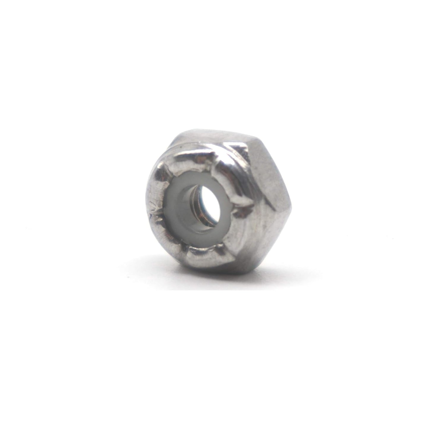 binifiMux 50pcs 1/4-20 Nylon Inserted Self Locking Nuts 304 Stainless Steel