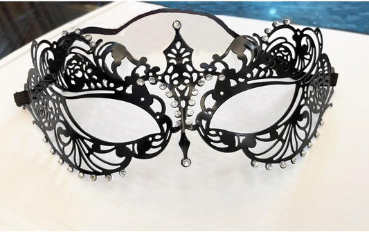 Sinsoledad masquerade mask for dance party, Mardi Gras, balls, costume party, weddings and fashion shows. - PuriLite