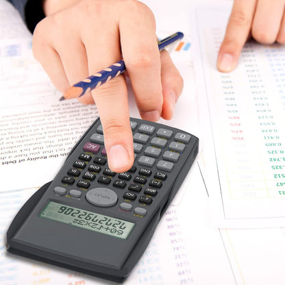 Helect 2-Line Engineering Scientific Calculator | Scientific Calculator | Engineering Calculator | School Calculator | Business Calculator | Battery Powered Calculator