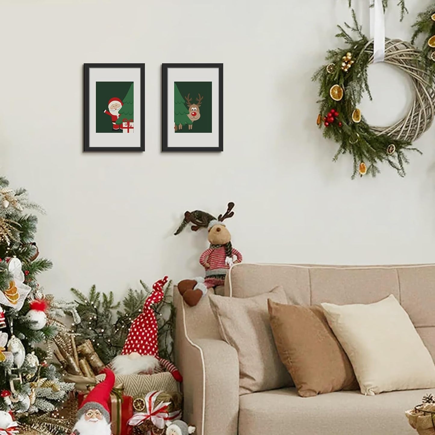 upsimples 11x14 Picture Frame, Display Pictures 8x10 with Mat or 11x14 Without Mat, Wall Hanging Photo Frames, Black