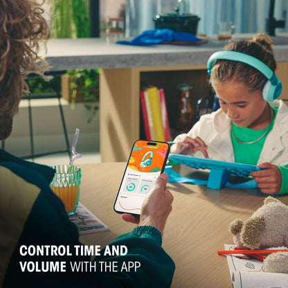 JBL Junior 320 - Wired on-Ear Kids Headphones - Blue