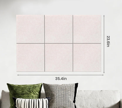 36" x 24" Felt Bulletin Board & Cork Board Alternative, Oatmeal