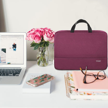 Ytonet Laptop Sleeve, 15.6 inch TSA Laptop Bag Laptop Case Water Resistant Computer Carrying Bag Compatible for Lenovo, HP, Dell, Asus Notebook, Gifts for Men Women, Grey