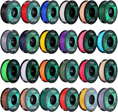 eSUN PLA Plus Filament 1.75mm, PLA Pro PLA+ 3D Printer Filament, Dimensional Accuracy +/- 0.03mm, 2.2 LBS (1KG) Spool 3D Printing Consumables for Most FDM 3D Printers, Black
