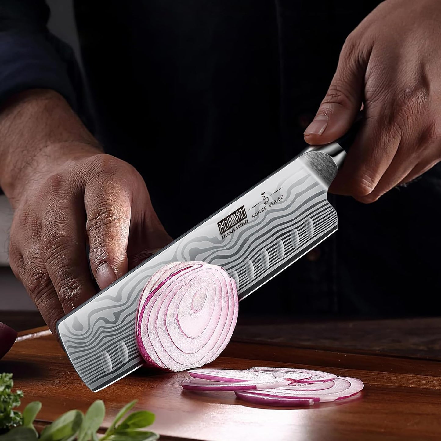 HOSHANHO Fillet Knife 7 Inch, Razor Sharp Boning Knife for Meat Poultry Chicken Cutting, Japanese High Carbon Powder Steel Fish Knife with Flexible Blade and Pakkawood Handle