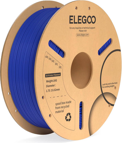 ELEGOO PLA+ Filament 1.75mm Black 4KG, PLA Plus 3D Printer Filament, Dimensional Accuracy +/- 0.02 mm, Tough & High Strength, Fit for Most FDM Printers(1KG/Spool, 2.2 lbs)
