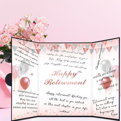 Roetyce Retirement Party Decorations, Funny Retirement Guest Book Alternative, Hapyy Retirement Decorations, Best Retirement Gifts for Women Men, Retirement Signature Board Book, Jumbo Retirement Card