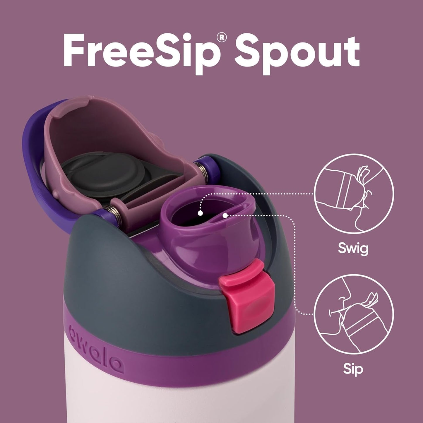Owala FreeSip Insulated Stainless Steel Water Bottle with Straw for Sports, Travel, and School BPA-Free Sports Water Bottle, 24 oz, Beach House