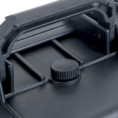 MEIJIA Portable All Weather Waterproof Protective Hard Case,Camera Case with Customizable Fit Foam, Fit use of Drones, Cameras, Equipments, 8.12"x6.56"x3.56" (Black)