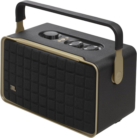 JBL Authentics 300 - Wireless Home Speaker, Music Streaming Services via Built-in Wi-Fi, Built in Battery, Built in Alexa and Google Assistant