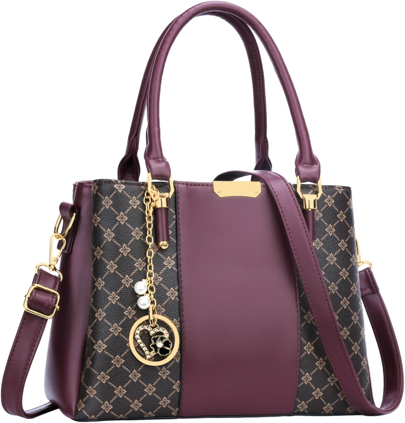 KKXIU Trendy Tote Bag for Women Lightweight Oxford Big Capacity Shoulder Purses and Handbags
