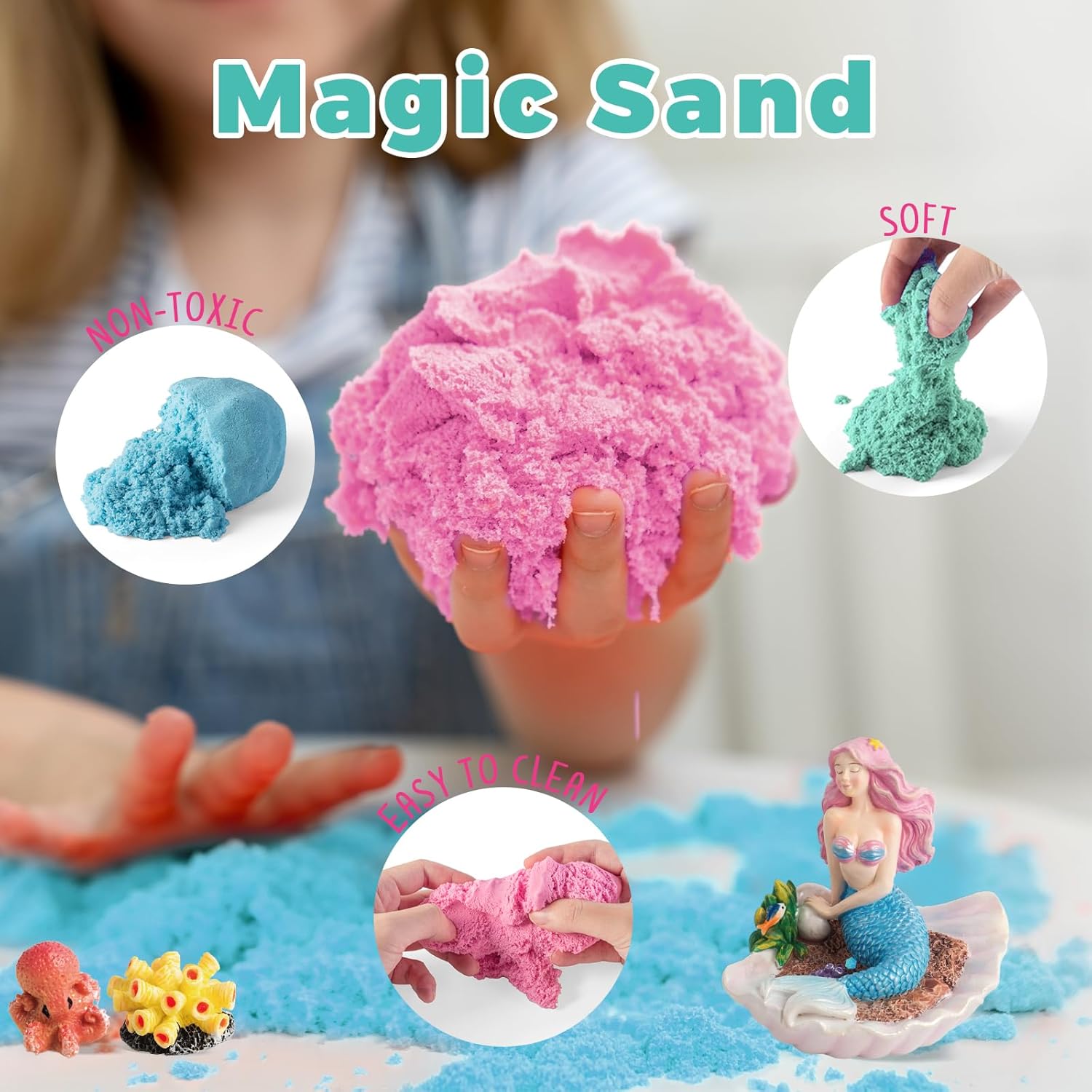 Mermaid Light-Up Terrarium Kit for Kids – DIY LED Night Light Arts and Crafts Set, Creative Indoor Decor Gift for Girls Ages 4–12 - PuriLite