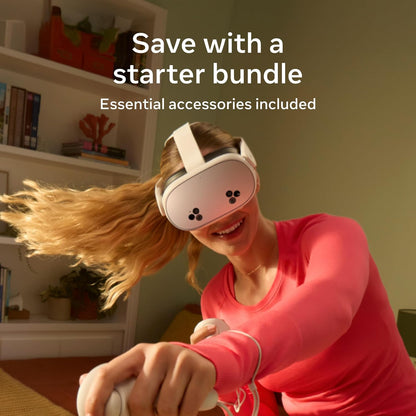 Meta Quest 3S 128GB — Dive into Mixed Reality — Unreal Device. Unreal Price. — Gorilla Tag Cardboard Hero Bundle — Amazon Exclusive