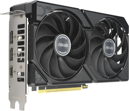 ASUS Prime Radeon™ RX 9060 XT 16GB GDDR6 OC Edition Graphics Card (PCIe 5.0, HDMI/DP 2.1, 2.5-Slot Design, axial-tech Fans, Dual Ball Fan Bearings, Dual BIOS, ASUS GPU Guard)