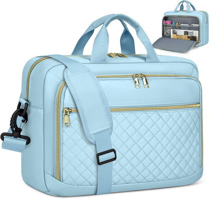 Laptop Bag 17 Inch Laptop Briefcase for Women Waterproof Computer Messenger Bag Professional Laptop Case for Business Work - PuriLite