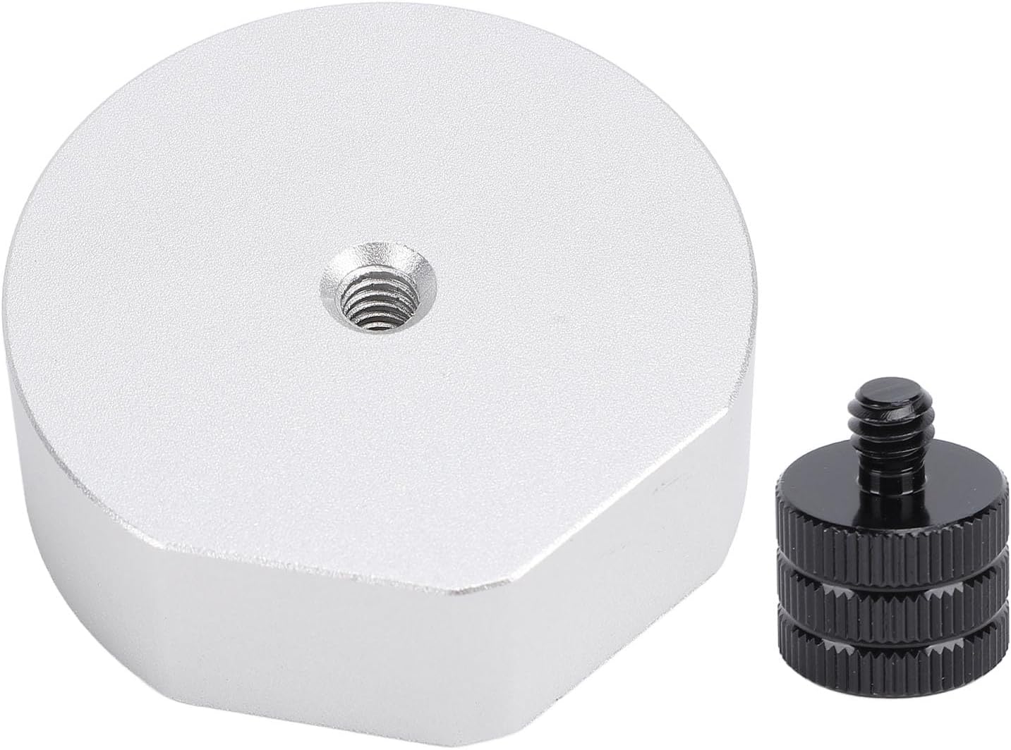 EVGATSAUTO Satellite Antennas Tiv Adapter Robust Aluminum Mount Ideal RV Trailer Exchange (Silver)