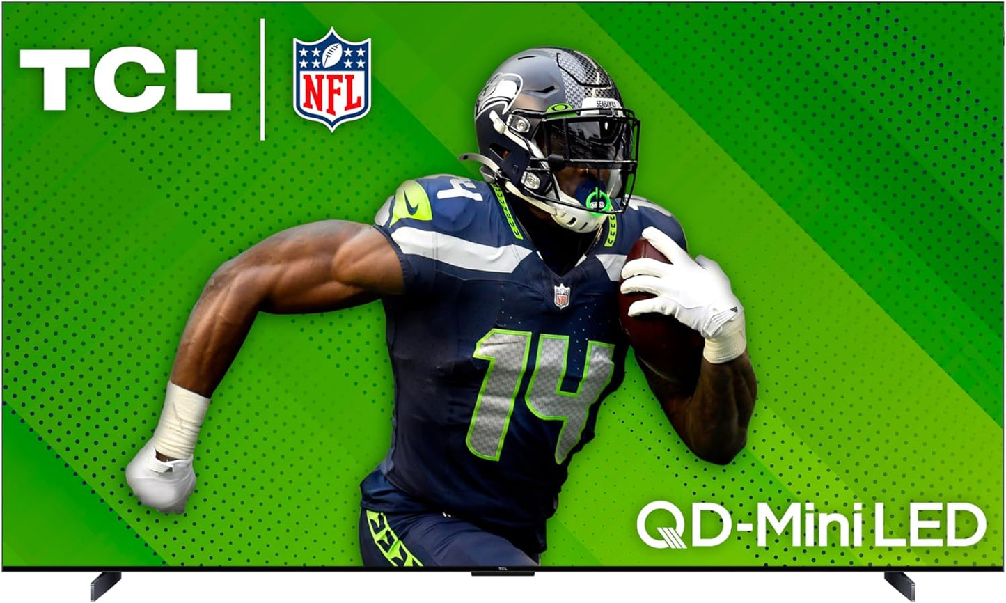 TCL 55-Inch Q7 QLED 4K Smart Q LED TV with Google TV (55QM750G, 2023 Model) Dolby Vision IQ, Dolby Atmos, HDR, Game Accelerator up to 240Hz, Voice Remote, Works with Alexa, Streaming Television