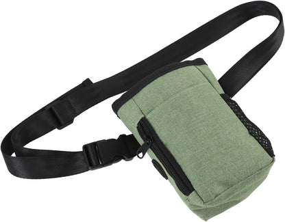 Dog Treat Bag with Clear Window, Portable Dog Training Treat Pouch, Multifunction Oxford Cloth for Outdoor Training, Ideal Pet Training Treat Pouches with Secure Seal