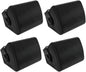 Herdio 5.25 Inches 600 Watts Outdoor Speakers Wired Waterproof,Effortless Mounting Swivel Brackets,Wall Mount Speakers with Loud Volume Perfect for Outdoor,Patio,Home Theater,Black (4 Speakers)