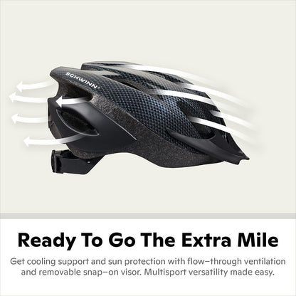 Schwinn Thrasher Adult Micro Bicycle Black/Grey Helmet Adult