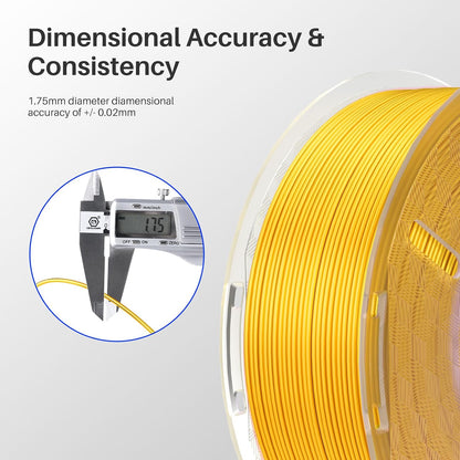 ELEGOO PLA+ Filament 1.75mm Black 4KG, PLA Plus 3D Printer Filament, Dimensional Accuracy +/- 0.02 mm, Tough & High Strength, Fit for Most FDM Printers(1KG/Spool, 2.2 lbs)