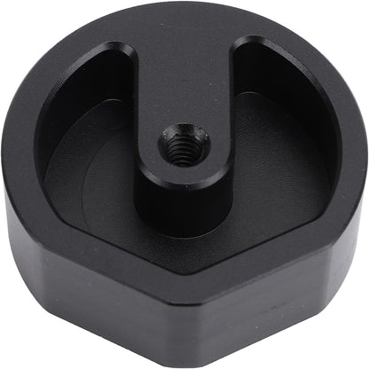 EVGATSAUTO Satellite Antennas Tiv Adapter Robust Aluminum Mount Ideal RV Trailer Exchange (Black)