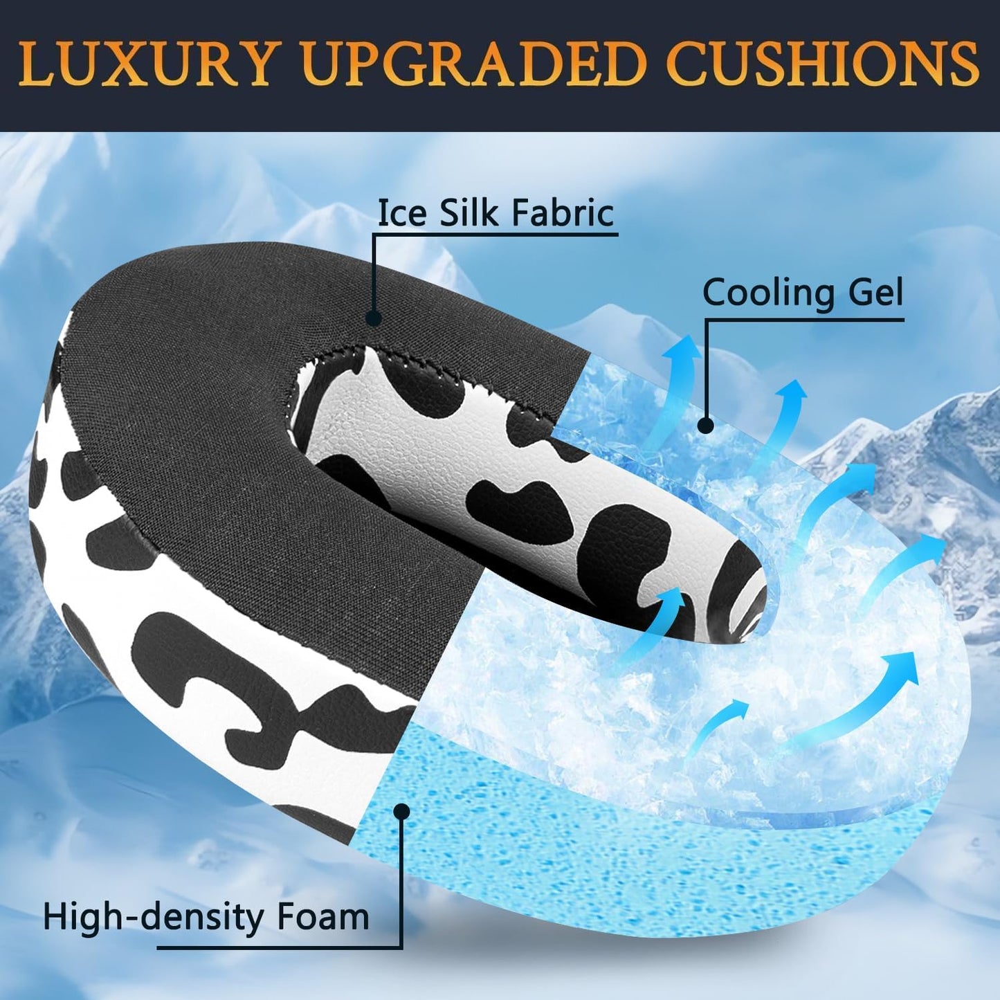 SOULWIT Replacement Earpads for Skullcandy Hesh 3/ANC/Evo & Crusher Wireless/ANC/Evo & Venue ANC Over-Ear Headphones, Ear Pads Cushions with Noise Isolation Foam - Hesh3 PL Black