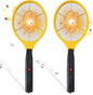 2 Pack Zapper Electric Zapper - Indoor Outdoor Zapping Racket for Control - Safe to Touch with 3-Layer Safety Mesh