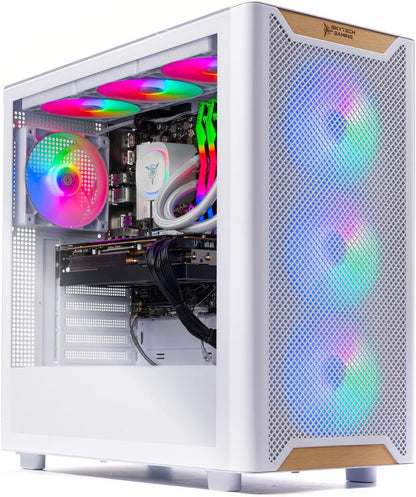 Skytech Nebula Gaming PC Desktop, Intel i5 14400F 2.5 GHz (4.7GHz Turbo), NVIDIA RTX 5060 8GB, 1TB NVMe SSD, 16GB DDR5 RAM 6000, 650W Gold PSU, Wi-Fi, Win 11