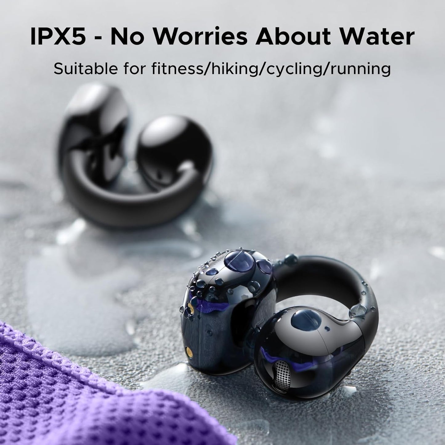 UGREEN Open Ear Wireless Headphones Bluetooth 5.4, 12mm Driver Sports Earphones with ENC, Fast Charging for 30 Hours Playtime, Compatible with iPhone Android and Bluetooth Devices