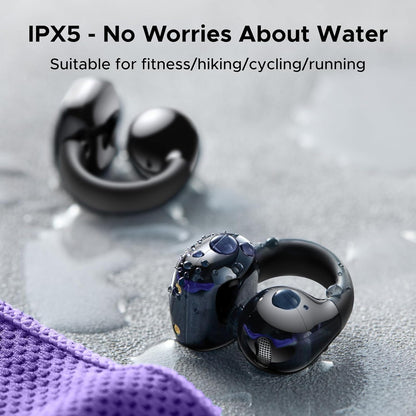 UGREEN Open Ear Wireless Headphones Bluetooth 5.4, 12mm Driver Sports Earphones with ENC, Fast Charging for 30 Hours Playtime, Compatible with iPhone Android and Bluetooth Devices