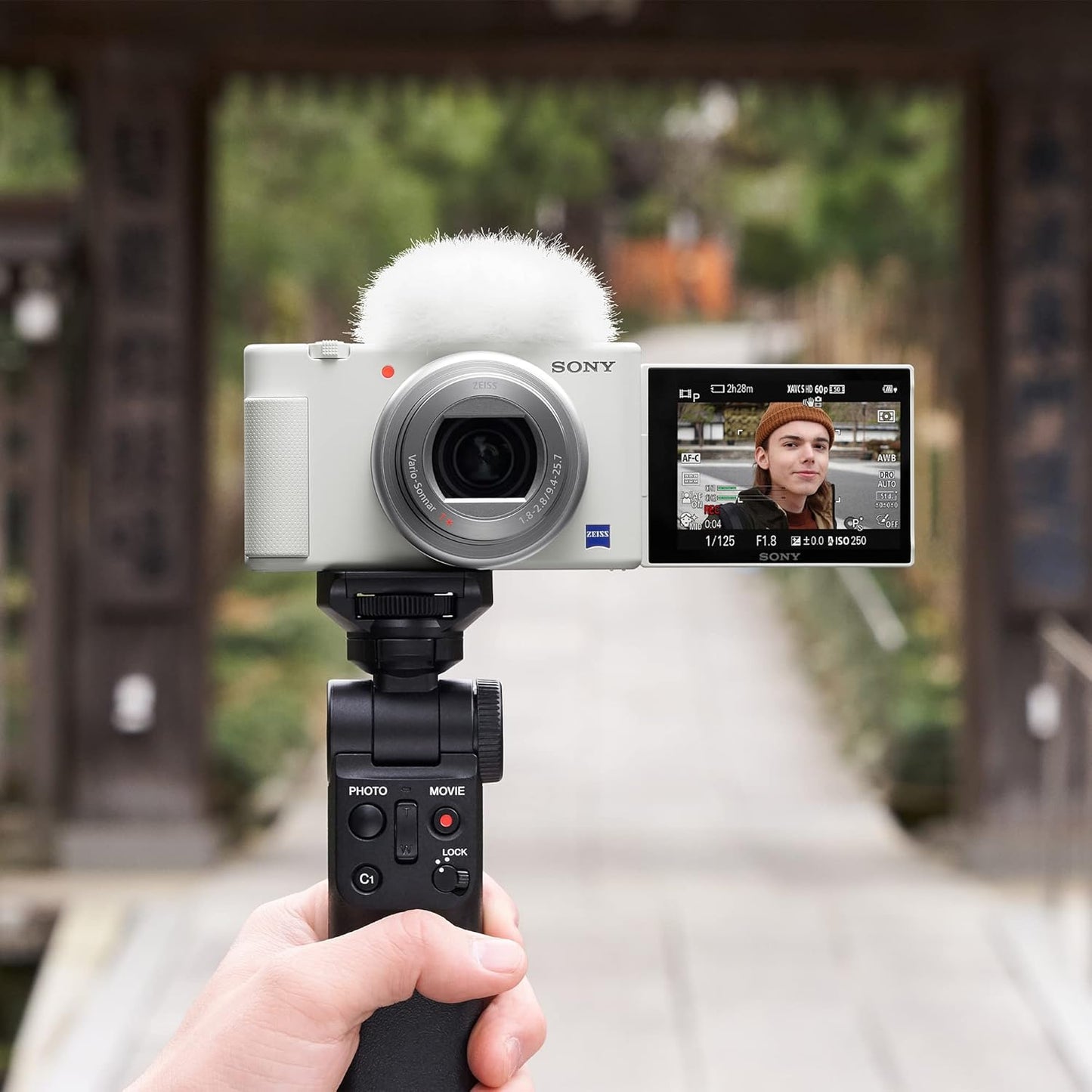 Sony ZV-1 Digital Camera for Content Creators, Vlogging and YouTube with Flip Screen, Built-in Microphone, 4K HDR Video, Touchscreen Display, Live Video Streaming, Webcam