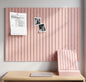 Large Cork Board for Wall 36" X 24"Alternative - 6 Pack Large Felt Bulletin Board with 48 Removable Adhesive Tabs,20 Pushpins,Felt Board for Home Office Wall and School Classroom Décor(Pink)