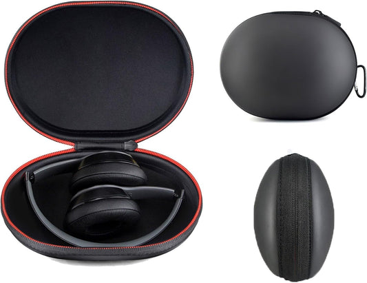 ZLiT Travel Carrying Case for Beats by Dr.Dre Studio1/Studio 2.0/Solo/Solo HD Over-Ear Headphone Storage Bag Protective Case(Black)