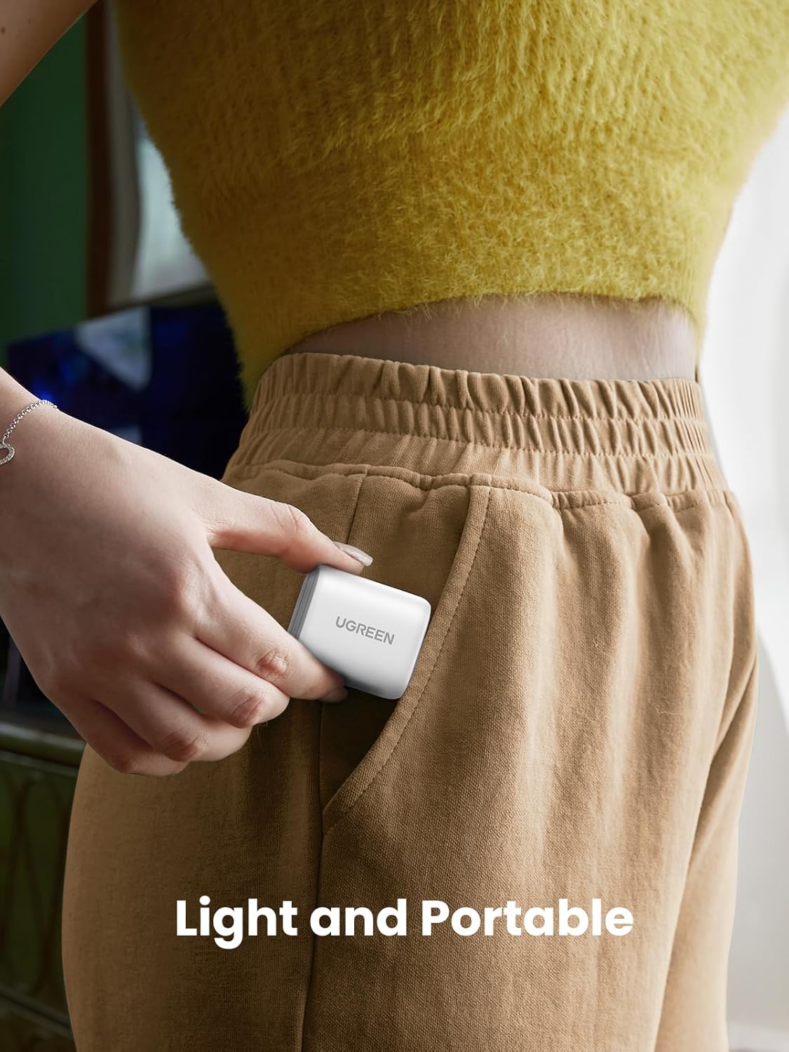 UGREEN USB C Charger Block 30W, Foldable Nexode Fast Charger GaN Fast Charging, USB C Wall Plug Compatible for iPhone16 Pro Max 15, Galaxy S24 Series, Pixel 8 Pro 7, MacBook Air, iPad, Black