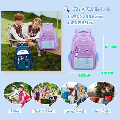 MITOWERMI Astronaut-space Backpack for Boys-Girls Elementary Middle School Bags for Girls Kids Bookbag