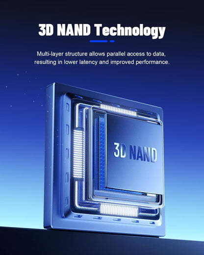 OSCOO 1TB NVMe SSD – M.2 2242 PCIe Gen4x4 Internal Solid State Drive, Up to 5400MB/s Read & 4900MB/s Write, 3D NAND, Compact High-Speed Storage for Ultrabooks, Mini PCs, Embedded Systems - ON1000B