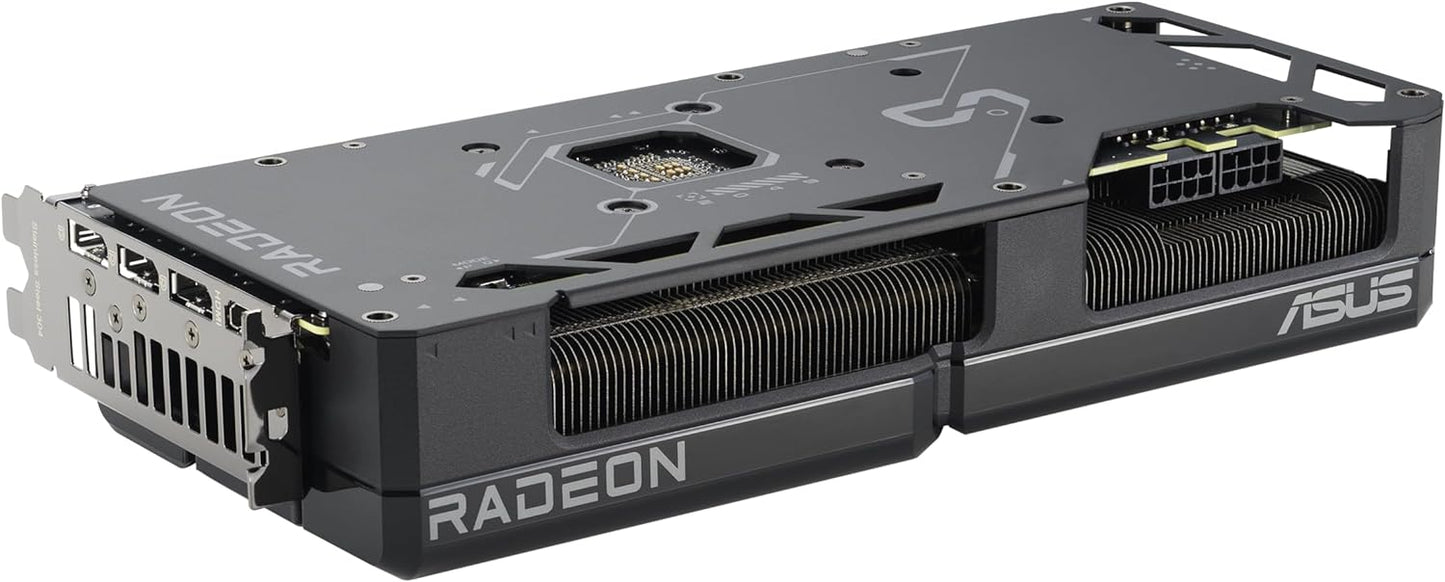 ASUS Prime Radeon™ RX 9060 XT 16GB GDDR6 OC Edition Graphics Card (PCIe 5.0, HDMI/DP 2.1, 2.5-Slot Design, axial-tech Fans, Dual Ball Fan Bearings, Dual BIOS, ASUS GPU Guard)