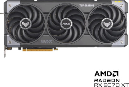 ASUS Prime Radeon™ RX 9060 XT 16GB GDDR6 OC Edition Graphics Card (PCIe 5.0, HDMI/DP 2.1, 2.5-Slot Design, axial-tech Fans, Dual Ball Fan Bearings, Dual BIOS, ASUS GPU Guard)