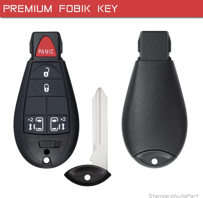 StandardAutoPart Premium Replacement Car Keyless Entry Remote for Grand Caravan Journey Durango Ram Town and Country 300 M3N5WY783X IYZ-C01C (2 Button)