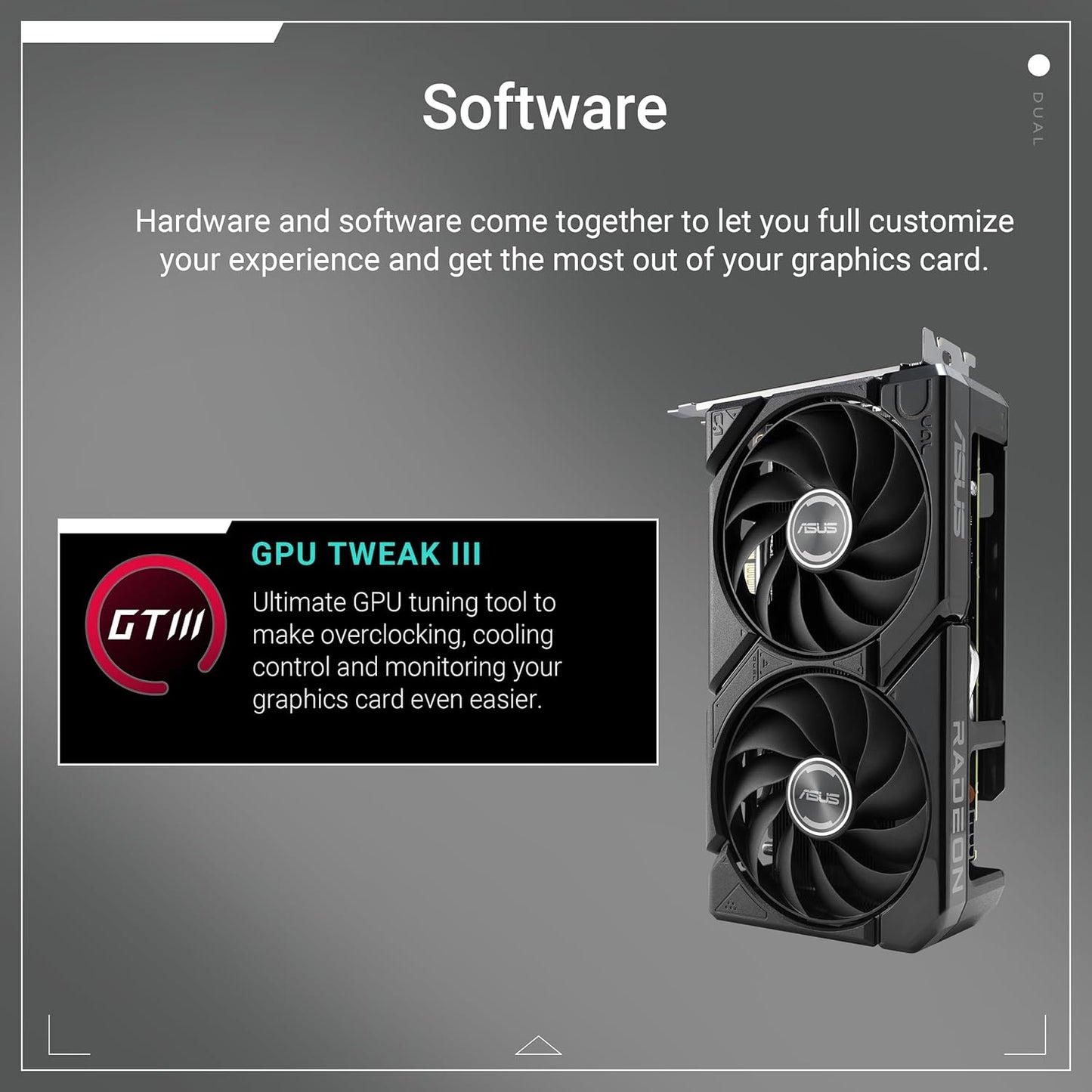 ASUS Prime Radeon™ RX 9060 XT 16GB GDDR6 OC Edition Graphics Card (PCIe 5.0, HDMI/DP 2.1, 2.5-Slot Design, axial-tech Fans, Dual Ball Fan Bearings, Dual BIOS, ASUS GPU Guard)