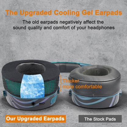 SOULWIT Replacement Earpads for Skullcandy Hesh 3/ANC/Evo & Crusher Wireless/ANC/Evo & Venue ANC Over-Ear Headphones, Ear Pads Cushions with Noise Isolation Foam - Hesh3 PL Black