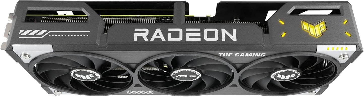 ASUS Prime Radeon™ RX 9060 XT 16GB GDDR6 OC Edition Graphics Card (PCIe 5.0, HDMI/DP 2.1, 2.5-Slot Design, axial-tech Fans, Dual Ball Fan Bearings, Dual BIOS, ASUS GPU Guard)