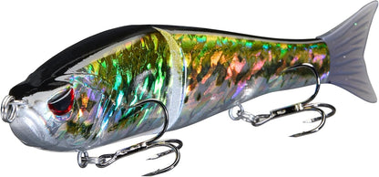 Bassdash SwimShad Glide Baits Jointed Swimbait Bass Pike Salmon Trout Muskie Fishing Lure