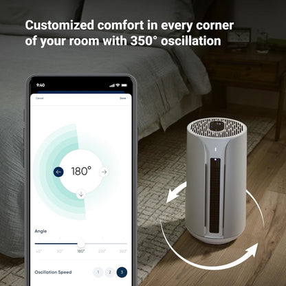 BLUEAIR Air Purifiers for Medium Rooms, Bedroom, Kitchen, Cleans 1,858 sqft in one hour, HEPASilent Smart Air Cleaner for Home, Pets, Allergies, Dust, Mold, Smoke - Blue Pure 311i Max